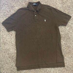Polo by Ralph Lauren Men's Brown Polo Shirt